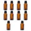 10pcs Blue Essential Oil Empty Bottle Dragonfly Hair Clip Perfume Small Terrarium Diffuser Car Empty Essential Oil Bottle Aromatherapy Container Lock Cover Big Head Glass view 2
