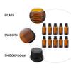 10pcs Blue Essential Oil Empty Bottle Dragonfly Hair Clip Perfume Small Terrarium Diffuser Car Empty Essential Oil Bottle Aromatherapy Container Lock Cover Big Head Glass view 4
