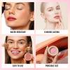 Oulac Highlighter Makeup Blush| 2 in 1 Powdery Cream Texture Blush & Highlighter| Golden Hour Makeup Bronzer Illuminating | Rich Colors &Blendable | Vegan & Cruelty-Free| F08 Glow Gold 4.8g view 3