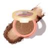 Oulac Blush Bronze Shimmer Powder 2 in 1|Creamy Texture Powdery Blush|Tanning Color Finish| High Pigmented&Buildable/Blendable | Vegan & Cruelty-Free| 4.8g F04 Goddess view 1