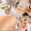 Oulac Blush Bronze Shimmer Powder 2 in 1|Creamy Texture Powdery Blush|Tanning Color Finish| High Pigmented&Buildable/Blendable | Vegan & Cruelty-Free| 4.8g F04 Goddess view 2