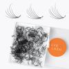 Eyesy Lash 500 Camellia Promade Fans - 5D 0.07 Size 7-9-11mm Curl C - Natural Premade Lash Fans for Eyelash Extensions 3 Lengths in 1 Loose Pre Made Eyelash Create Depth, Texture, Layer, Volume view 1