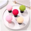 Beaupretty 5pcs Mushroom Shape Makeup Sponges Powder Puff for Liquid Foundation and Concealer Wet Dry Use Skin-friendly Material Storage Cover Random Colors view 3