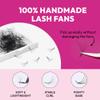 Eyesy Lash 500 Camellia Promade Fans - 5D 0.07 Size 8-10-12mm Curl CC - Natural Premade Lash Fans for Eyelash Extensions 3 Lengths in 1 Loose Pre Made Eyelash Create Depth, Texture, Layer, Volume view 4