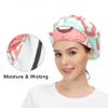 Womens Working Cap with Cotton Sweatband Bouffant Caps Adjustable Elastic Head Cover Hair Tie Back Work Hats Working Scrub Cap for Men One Size Funny Caroton Brain Doing Yoga view 4