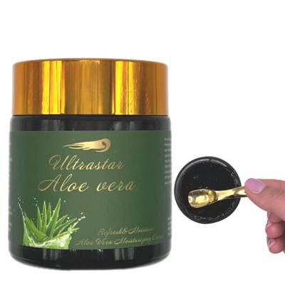 ALOE VERA MOISTURIZER CREAM- 3.4OZ - PURE ALOE VERA GEL INFUSED WITH MINERALS AND VITAMINS A,C,E