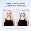 XMONDO Hair Supernova Blonde Toning Shampoo | Vegan Formula with Vegetable Proteins, Jojoba Oil, and Violet Pigments to Replenish, Restore, and Reduce Yellow Tones in Blonde Hair, 8 Fl Oz 1-Pack view 2