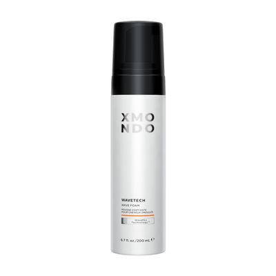 XMONDO Hair Wavetech Wave Foam, Vegan Styling Foam for Wavy Hair with Pro-Vitamin B5 and Nutrients to Hydrate Hair, Enhance Natural Curl Pattern and Fight Frizz, 6.7 Fl. Oz