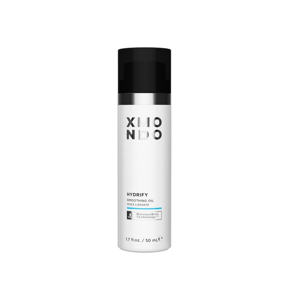 XMONDO Hair Hydrify Smoothing Oil | Vegan Formula with Argan, Carrot Seed, and Baobab Oils - Deep Penetrating to Hydrate, Strengthen, Nourish, and Restore Dry, Damaged Hair, 1.7 Fl Oz 1-Pack