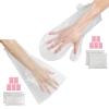 400pcs Paraffin Wax Bags for Hands and Feet, Segbeauty Plastic Paraffin Wax Mittens, thera-py Wax Refill Gloves Hand Heat SPA Bags, Paraffin Bath Mitts Covers for Wax treat-ment view 1