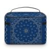 FunnyStar Blue Paisley Bandana Makeup Organizer Bag Travel Toiletry Cosmetic Storage Case for Women view 3