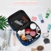 FunnyStar Blue Paisley Bandana Makeup Organizer Bag Travel Toiletry Cosmetic Storage Case for Women view 4