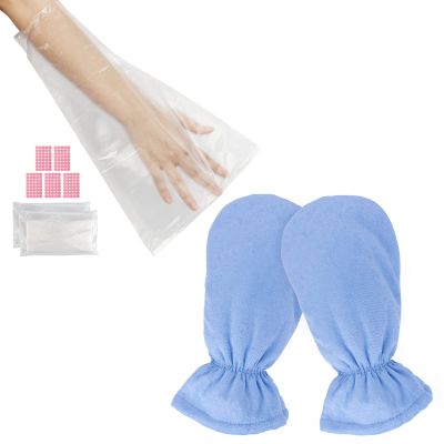 Paraffin Wax Bags for Hands and Feet, Segbeauty 200pcs Plastic Paraffin Wax Liners, Larger Thicker Paraffin Heated Hand SPA Mittens for Women Wax treat-ment Paraffin Wax Machine