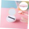 KALLORY 2pcs Portable Loose Powder Box with Puff Cosmetic Container for Loose Powder Easy to Clean Lightweight and Reusable Makeup Case for Women and Girls view 4