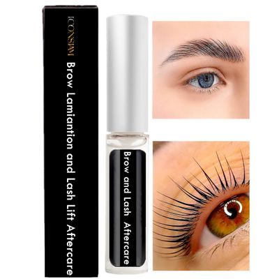 Brow and Lash Aftercare Conditioner - Keratin Filler to Prevent Burning, Fixing Gel for Upward Lift | 100-Day Supply