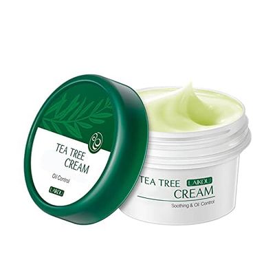 AKARY Tea Tree Oil Face Cream for Oily Skin, Extra Soothing & Nourishing Non-Greasy Facial Moisturizer, Gently Repair For Dry Skin, Balancing Oily Skin Moisturizer - Non-Greasy Moisturizer
