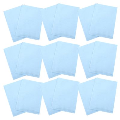 Beaupretty 125pcs Disposable Nail Mats Protective Tablecloth for Manicure Nail Care and Beauty Salon Use for Clean Workstation and Easy Cleanup