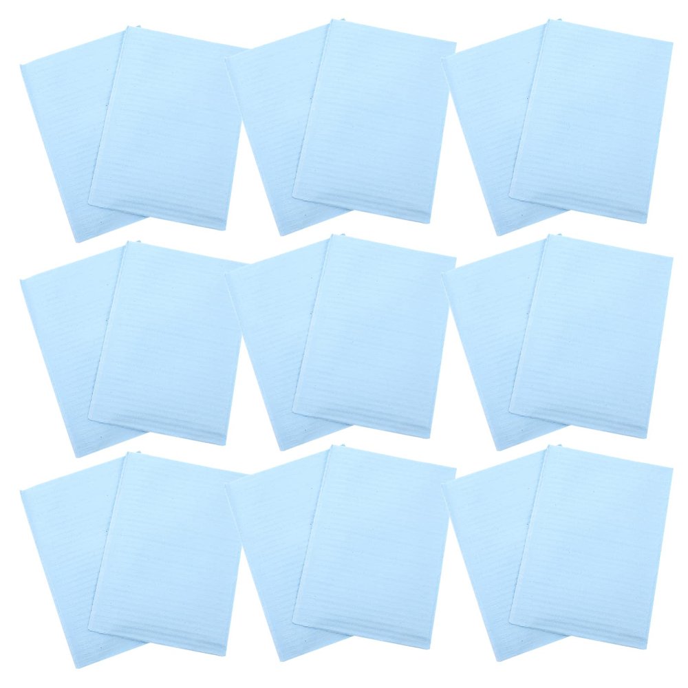 Beaupretty 125pcs Disposable Nail Mats Protective Tablecloth for Manicure Nail Care and Beauty Salon Use for Clean Workstation and Easy Cleanup