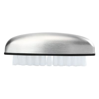 Beaupretty Professional Stainless Steel Cleaning Nail Brush Ergonomic Design for Effortless Nail Care Multi-purpose Scrubbing Brush for Hands Vegetables and More Lightweight Portable