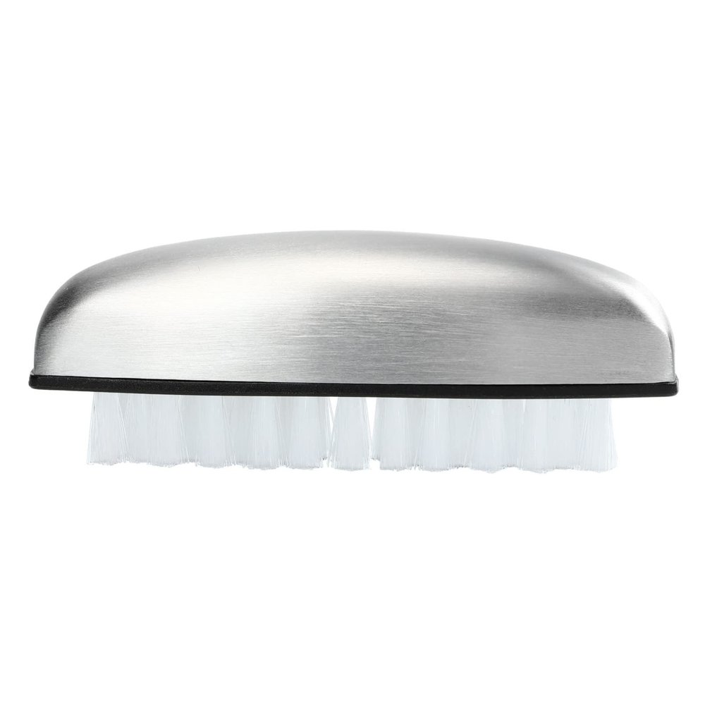 Beaupretty Professional Stainless Steel Cleaning Nail Brush Ergonomic Design for Effortless Nail Care Multi-purpose Scrubbing Brush for Hands Vegetables and More Lightweight Portable