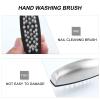 Beaupretty Professional Stainless Steel Cleaning Nail Brush Ergonomic Design for Effortless Nail Care Multi-purpose Scrubbing Brush for Hands Vegetables and More Lightweight Portable view 4