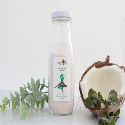 Cocoroo Coconut Milk Bath Soak - Focus - Peppermint & Eucalyptus - 10 Ounce