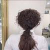 10'' Curly Human Hair Toppers for Women,16*18 Large Silk Base Simulation Head Spin Hair Piece Clip on Toupee Breathable Adding Extra Hair Volume for Serious Thinning Hair Loss Hair view 3