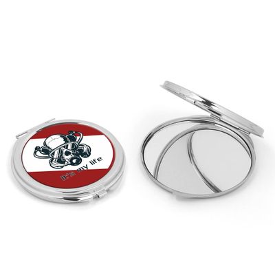 Apedes Diving Pocket Mirror (Diver Skull #2)