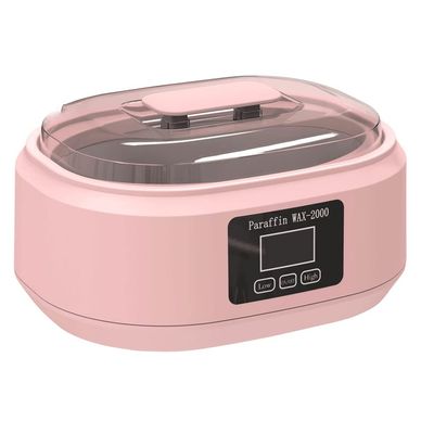 Sxdthy Paraffin Wax Machine, 2 Temperature Setting, 2L Large Capacity Paraffin Spa Wax Bath Kit, with Anti-Scald Insulation Deflector, Large Capacity at Home (Color : Pink)