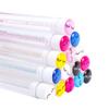 60 Pcs Pink Lash Pattern Lash Disposable Mascara Brushes Diamond Eyelash Spoolies Makeup Brush Mascara Wand in Sanitary Tube Lash Supplies view 3