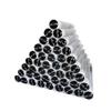 60 Pcs Black Lash Pattern Lash Disposable Mascara Brushes Diamond Eyelash Spoolies Makeup Brush Mascara Wand in Sanitary Tube Lash Supplies view 2