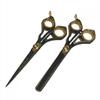 Barber and Salon All Hair Type Black and Gold Hair Cutting Scissors Hair Thinning Shears 6.5 Inches view 3