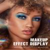 Blue Eyeshadow Palette for Women Blue Eye Shadow 9 Color Matte Shimmer Glitter Eye Makeup Palette Long Lasting Pigmented Eyes Makeup-9Blue view 3