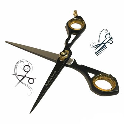 Barber and Salon All Hair Type Cutting Scissor Shears Hair Thinning Scissors Comfortable Finger Grips