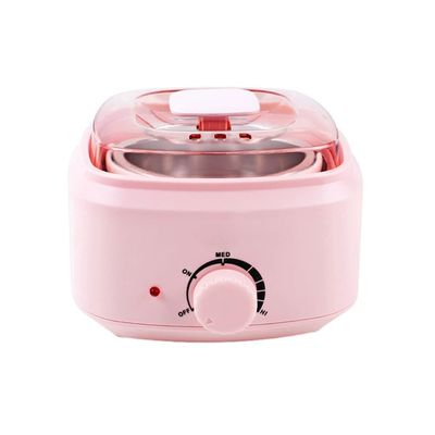 Sxdthy Waxing Kit Digital Wax Warmer Hair Removal with Hard Wax Beans. Multiple Wax Beads Formulas for All Hair Types, Eyebrow, Facial, Body, Bikini, (Color : Pink)
