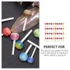 Beaupretty 100pcs Rainbow Lollipop Nail Art Accessories for Decor Unique Manicure Decor Props for Home Salon Smooth Design for Fingernails and Toenails view 4