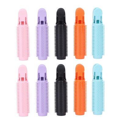 10pcs Curling Rollers, Volumizing Clips for Roots, Damage-Free Fast Curl Styling Tool, Portable Volume Enhancer
