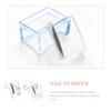 FOMIYES 2pcs Nail Art Stamper for Manicure Compact Lightweight Easy to Use Salon Includes Stamps view 3