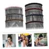 Beaupretty 7pcs Rhinestone Crystal Hair Side Combs Sparkly Teeth Hair Accessories for Women and Girls Elegant Decorative Hairpins for Special Occasions view 3