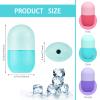 Ice Roller for Face and Eye, Ice face roller,Gua Sha Facial Tools, Facial ice roller, Skin Care Tools,Ice mold for face(blue-face) view 2