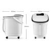 HHWKSJ Foot Spa, Toe Touch Controlled Foot Bath with Removable Pumice Stone view 2