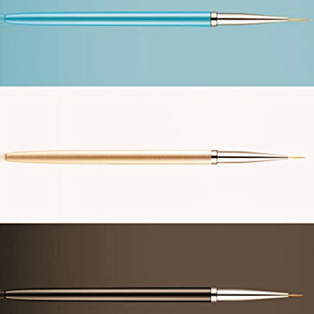 Nail Art Brushes Kit Gel Polish Nail Art Design Pen Painting Tools Brush Set, Builder Gel Brush, Nail Art Liner Brush, Nail Dotting Pen, DIY Manicure