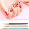 Nail Art Brushes Kit Gel Polish Nail Art Design Pen Painting Tools Brush Set, Builder Gel Brush, Nail Art Liner Brush, Nail Dotting Pen, DIY Manicure view 4