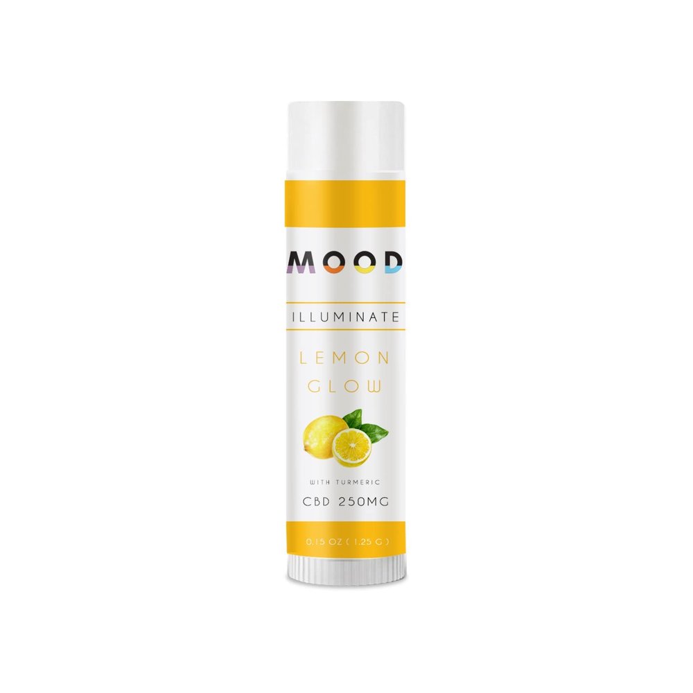 MOOD Brightening Lip Balm SPF 30 with Manuka Honey | 20% Cocoa + Shea Butter | Protects and Heals Sunburn (Lemon Turmeric)