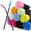 1000 Pcs Disposable Eyelash Mascara Brushes Mascara Wand Eyelash Spoolies Brush Applicators Eyebrow Comb for Eye Makeup Lash Extension, 3.86 Inches, 10 Color view 1