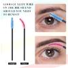 1000 Pcs Disposable Eyelash Mascara Brushes Mascara Wand Eyelash Spoolies Brush Applicators Eyebrow Comb for Eye Makeup Lash Extension, 3.86 Inches, 10 Color view 4