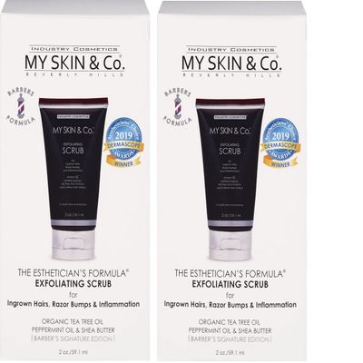 My Skin + Men's Exfoliating Scrub, 2 OZ(pack of 2)