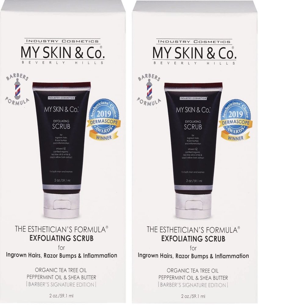 My Skin + Men's Exfoliating Scrub, 2 OZ(pack of 2)