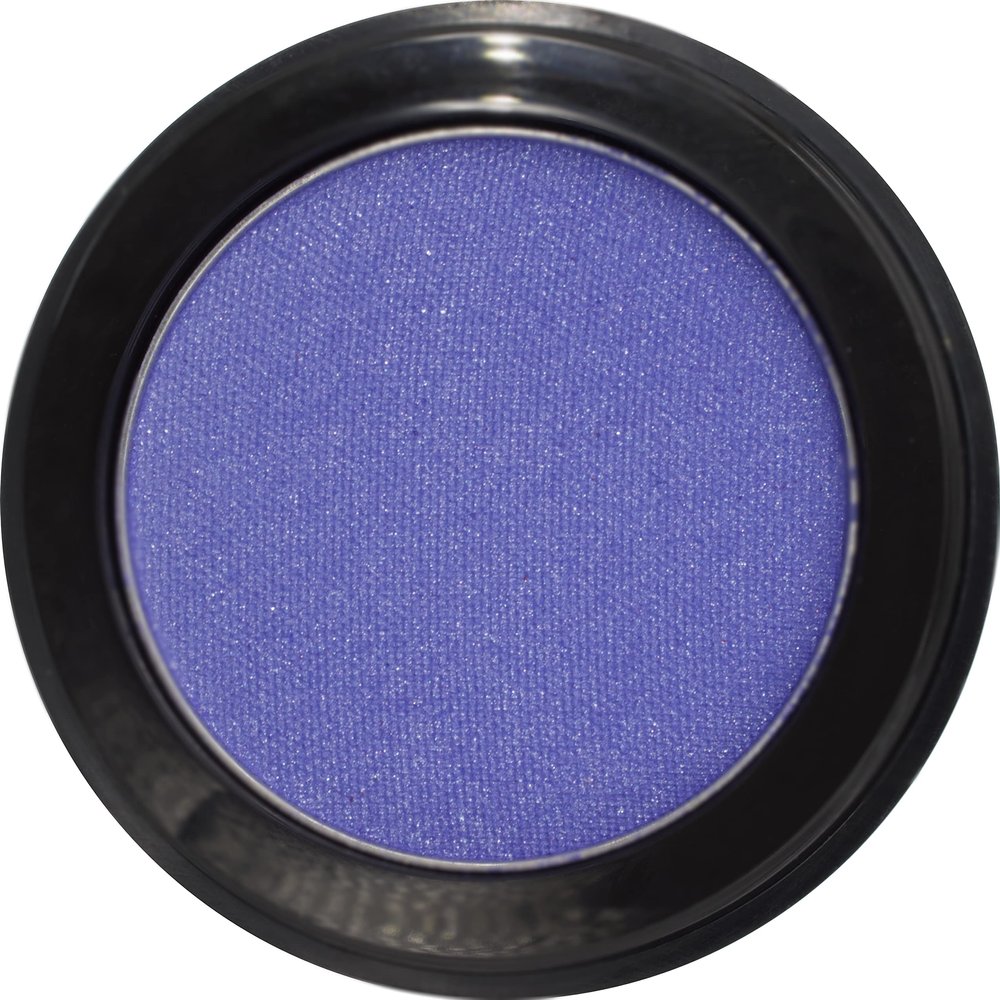 Pure Ziva Blueberry Shimmering Violet Purple Blue Pressed Powder Single Eyeshadow; Talc, Paraben & Cruelty Free