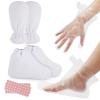 Paraffin Wax Gloves for Hand & Feet, Segbeauty 200pcs Plastic Paraffin Baths Socks and Gloves, Larger Thicker Paraffin Heated SPA Mittens Foot Liners for Hot Wax Hand Foot thera-py Thermal treat-ment view 1